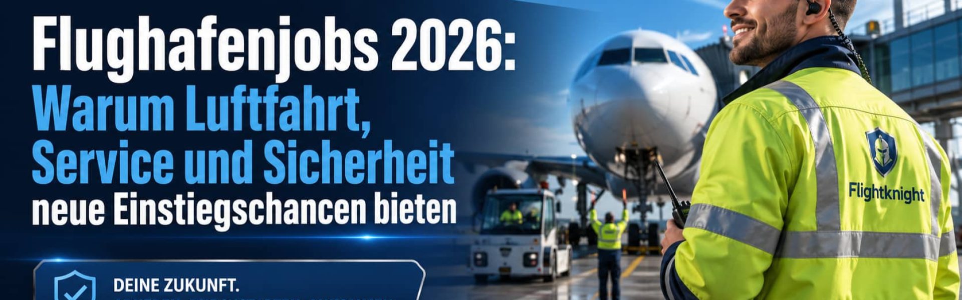 Flughafenjobs 2026: Wie Sicherheit, Passagierservice und operative Präzision den Luftverkehr tragen